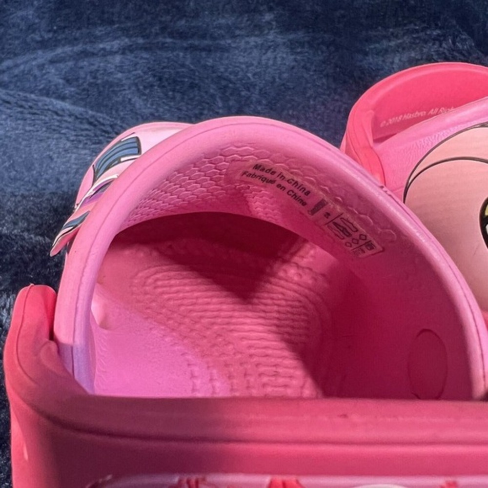 My Little Pony Crocs Pink Children‎ Size 4 - Picture 7 of 9